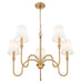 Z-Lite - 4505-5RB - Five Light Chandelier - Jisele - Rubbed Brass