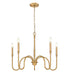 Z-Lite - 4505-5RB - Five Light Chandelier - Jisele - Rubbed Brass