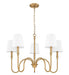Z-Lite - 4505-5RB - Five Light Chandelier - Jisele - Rubbed Brass