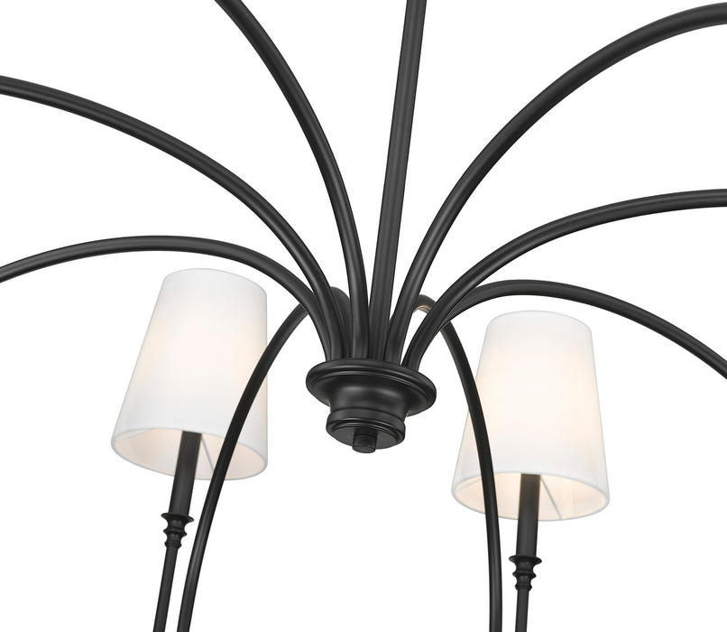 Z-Lite - 4505-8MB - Eight Light Chandelier - Jisele - Matte Black