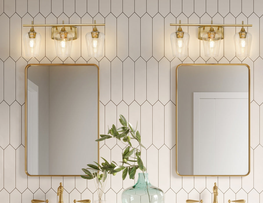 Z-Lite - 473-3V-BBR - Three Light Vanity - Joliet - Burnished Brass