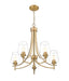 Z-Lite - 473-5BBR - Five Light Chandelier - Joliet - Burnished Brass