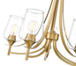 Z-Lite - 473-5BBR - Five Light Chandelier - Joliet - Burnished Brass