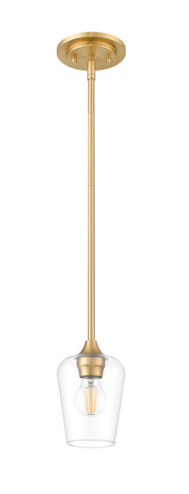 Z-Lite - 473MP-BBR - One Light Pendant - Joliet - Burnished Brass