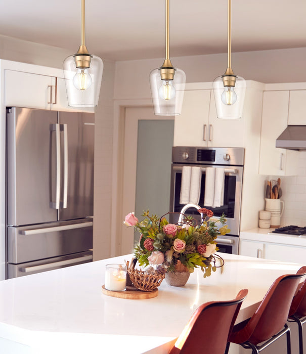 Z-Lite - 473MP-BBR - One Light Pendant - Joliet - Burnished Brass