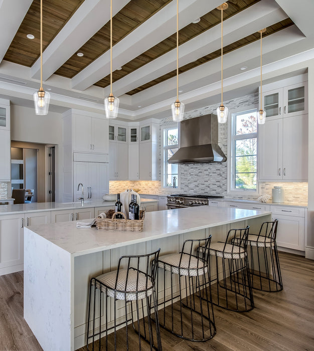 Z-Lite - 473MP-BBR - One Light Pendant - Joliet - Burnished Brass