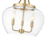 Z-Lite - 473P16-BBR - Three Light Pendant - Joliet - Burnished Brass