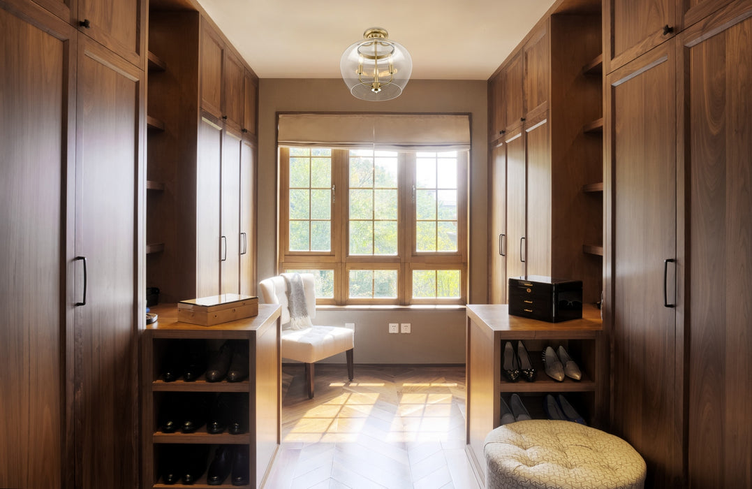 Z-Lite - 473SF-BBR - Three Light Semi Flush Mount - Joliet - Burnished Brass