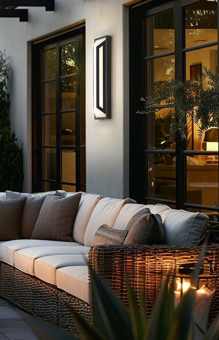 Z-Lite - 5028B-BK-LED - LED Outdoor Wall Mount - Banff - Sand Black