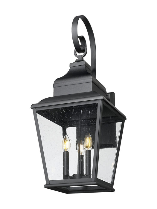 Z-Lite - 5029B-BK - Three Light Outdoor Wall Mount - Raphael - Sand Black