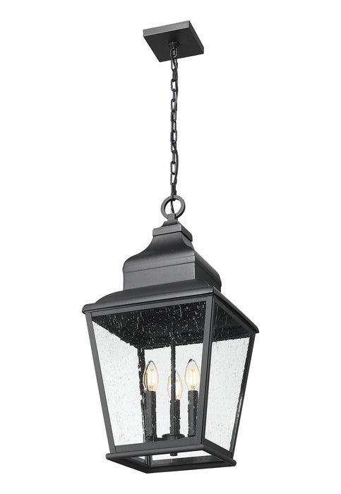 Z-Lite - 5029CHB-BK - Three Light Outdoor Chain Mount Ceiling Fixture - Raphael - Sand Black