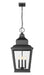 Z-Lite - 5029CHXL-BK - Four Light Outdoor Chain Mount Ceiling Fixture - Raphael - Sand Black