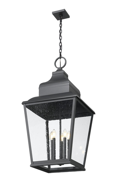 Z-Lite - 5029CHXXL-BK - Five Light Outdoor Chain Mount Ceiling Fixture - Raphael - Sand Black