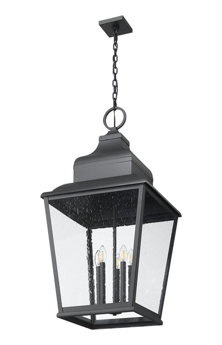 Z-Lite - 5029CHXXL-BK - Five Light Outdoor Chain Mount Ceiling Fixture - Raphael - Sand Black