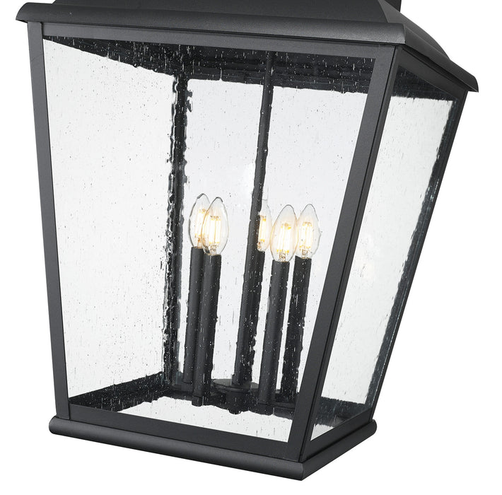 Z-Lite - 5029CHXXL-BK - Five Light Outdoor Chain Mount Ceiling Fixture - Raphael - Sand Black