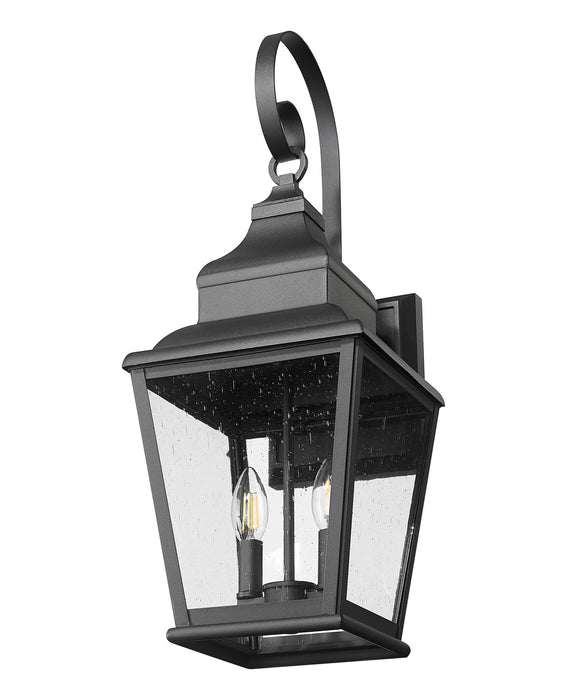 Z-Lite - 5029M-BK - Two Light Outdoor Wall Mount - Raphael - Sand Black