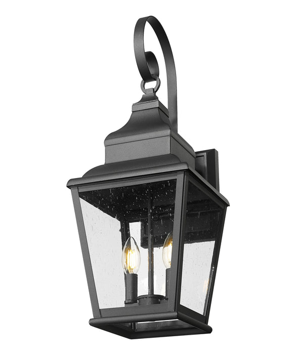 Z-Lite - 5029M-BK - Two Light Outdoor Wall Mount - Raphael - Sand Black