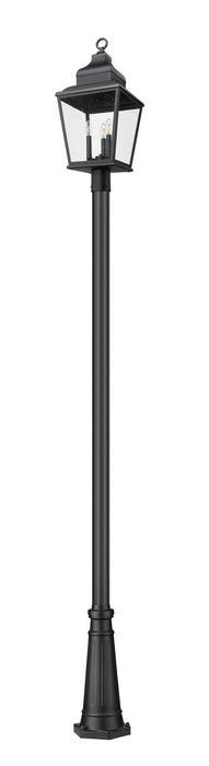 Z-Lite - 5029PHBR-519P-BK - Three Light Outdoor Post Mount - Raphael - Sand Black