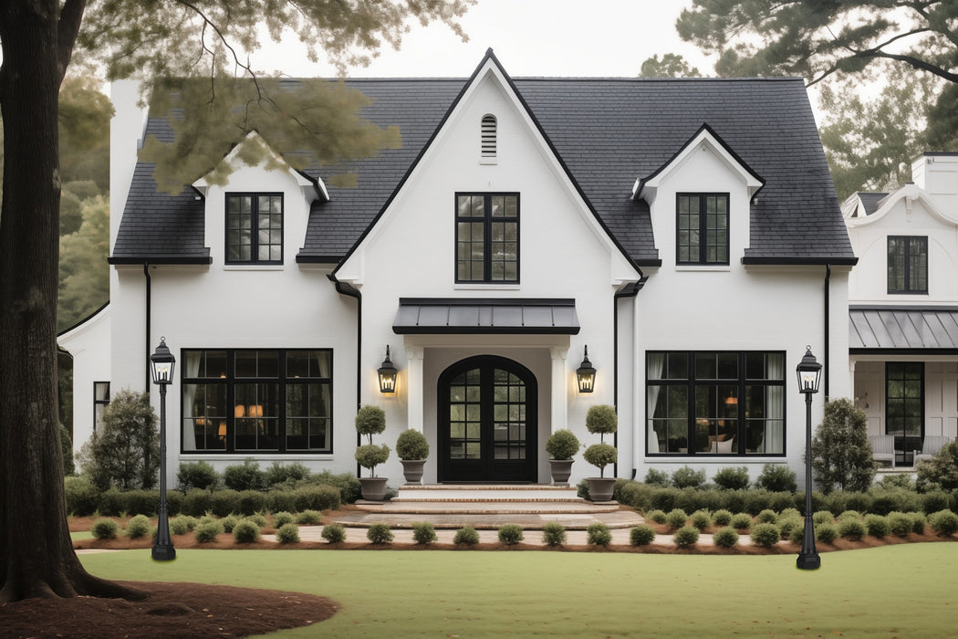 Z-Lite - 5029PHBR-564P-BK - Three Light Outdoor Post Mount - Raphael - Sand Black