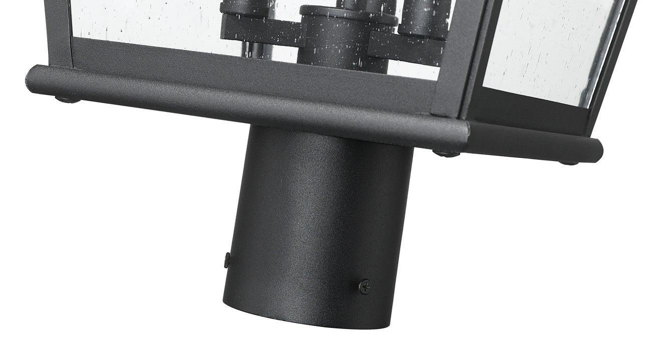 Z-Lite - 5029PHBR-BK - Three Light Outdoor Post Mount - Raphael - Sand Black