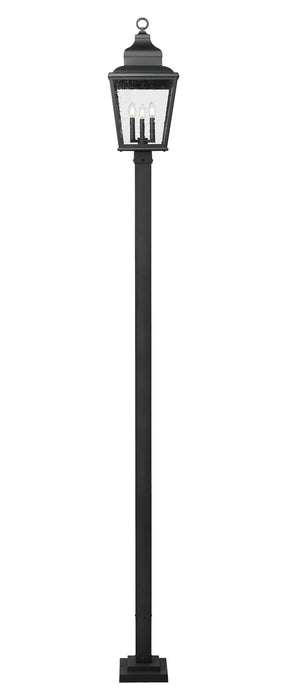Z-Lite - 5029PHBS-536P-BK - Three Light Outdoor Post Mount - Raphael - Sand Black