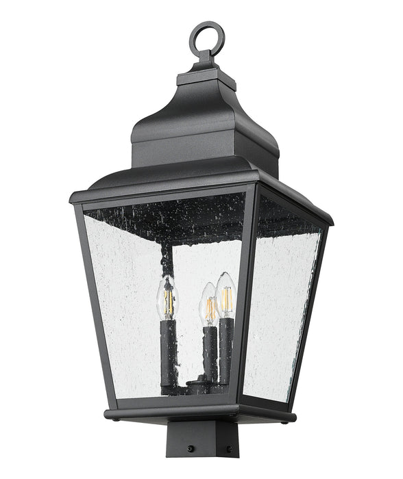 Z-Lite - 5029PHBS-BK - Three Light Outdoor Post Mount - Raphael - Sand Black