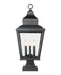 Z-Lite - 5029PHBS-SQPM-BK - Three Light Outdoor Pier Mount - Raphael - Sand Black