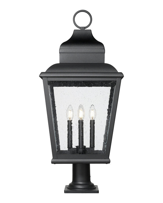 Z-Lite - 5029PHXLR-533PM-BK - Four Light Outdoor Pier Mount - Raphael - Sand Black