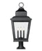 Z-Lite - 5029PHXLR-533PM-BK - Four Light Outdoor Pier Mount - Raphael - Sand Black