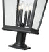 Z-Lite - 5029PHXLR-533PM-BK - Four Light Outdoor Pier Mount - Raphael - Sand Black