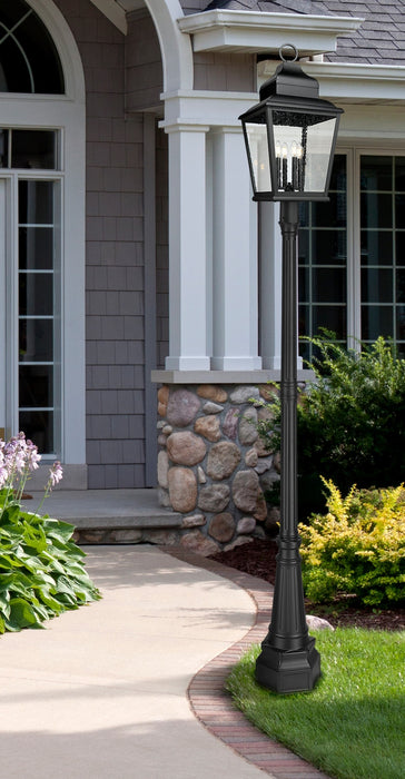 Z-Lite - 5029PHXLR-564P-BK - Four Light Outdoor Post Mount - Raphael - Sand Black