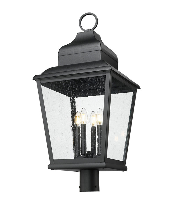 Z-Lite - 5029PHXLR-BK - Four Light Outdoor Post Mount - Raphael - Sand Black