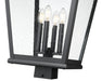 Z-Lite - 5029PHXLS-BK - Four Light Outdoor Post Mount - Raphael - Sand Black