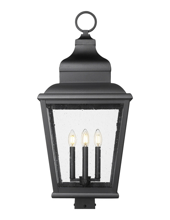 Z-Lite - 5029PHXLS-BK - Four Light Outdoor Post Mount - Raphael - Sand Black