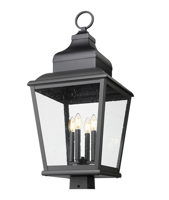 Z-Lite - 5029PHXLS-BK - Four Light Outdoor Post Mount - Raphael - Sand Black