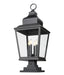 Z-Lite - 5029PHXLS-LSQPM-BK - Four Light Outdoor Pier Mount - Raphael - Sand Black