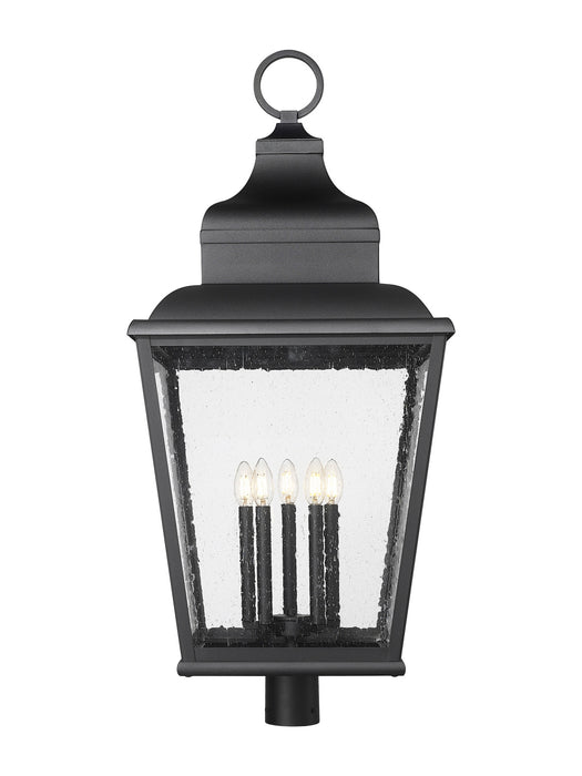 Z-Lite - 5029PHXXLR-BK - Five Light Outdoor Post Mount - Raphael - Sand Black