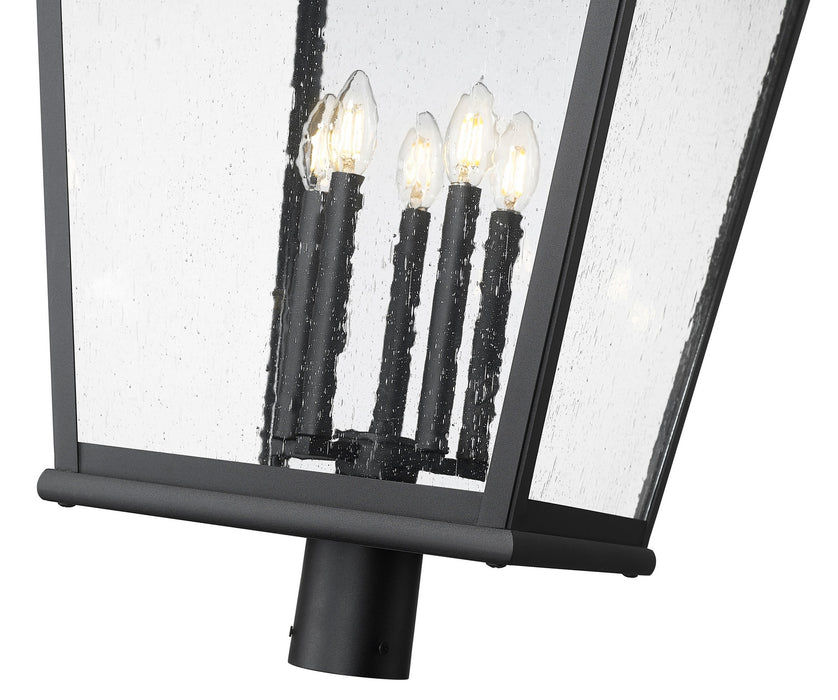 Z-Lite - 5029PHXXLR-BK - Five Light Outdoor Post Mount - Raphael - Sand Black