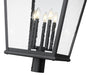Z-Lite - 5029PHXXLR-BK - Five Light Outdoor Post Mount - Raphael - Sand Black