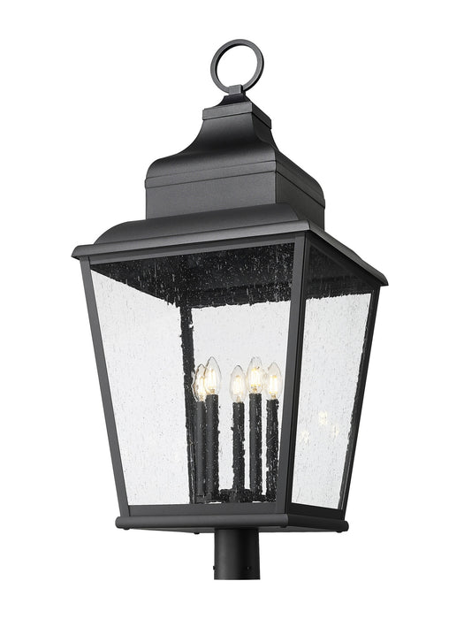 Z-Lite - 5029PHXXLR-BK - Five Light Outdoor Post Mount - Raphael - Sand Black
