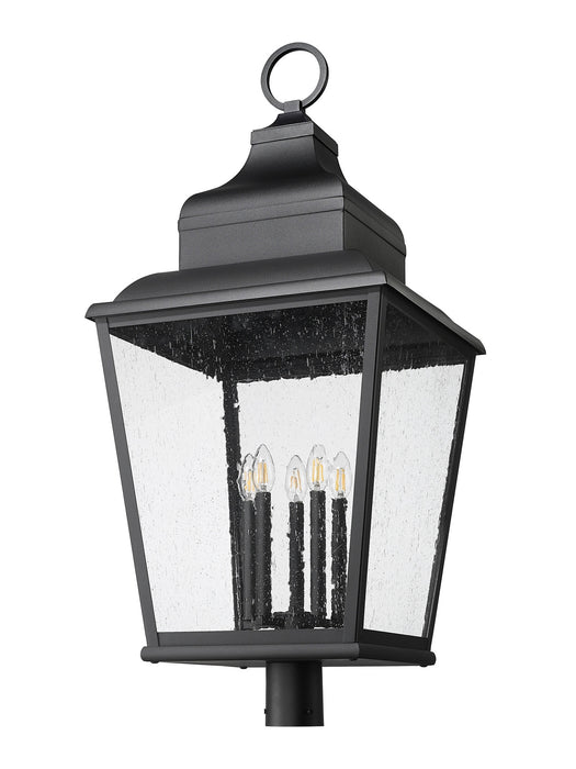 Z-Lite - 5029PHXXLR-BK - Five Light Outdoor Post Mount - Raphael - Sand Black