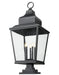 Z-Lite - 5029PHXXLS-LSQPM-BK - Five Light Outdoor Pier Mount - Raphael - Sand Black