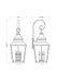 Z-Lite - 5029XXL-BK - Five Light Outdoor Wall Mount - Raphael - Sand Black