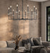 Z-Lite - 6100-10MB - Ten Light Chandelier - Gaultier - Matte Black+Mordern Gold