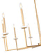 Z-Lite - 6100-10MGLD - Ten Light Chandelier - Gaultier - Mordern Gold