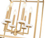 Z-Lite - 6100-21MGLD - Six Light Chandelier - Gaultier - Mordern Gold