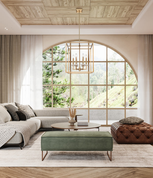 Z-Lite - 6100-21MGLD - Six Light Chandelier - Gaultier - Mordern Gold