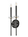 Z-Lite - 6100-2S-MB - Two Light Wall Sconce - Gaultier - Matte Black+Mordern Gold