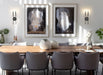 Z-Lite - 6100-2S-MB - Two Light Wall Sconce - Gaultier - Matte Black+Mordern Gold