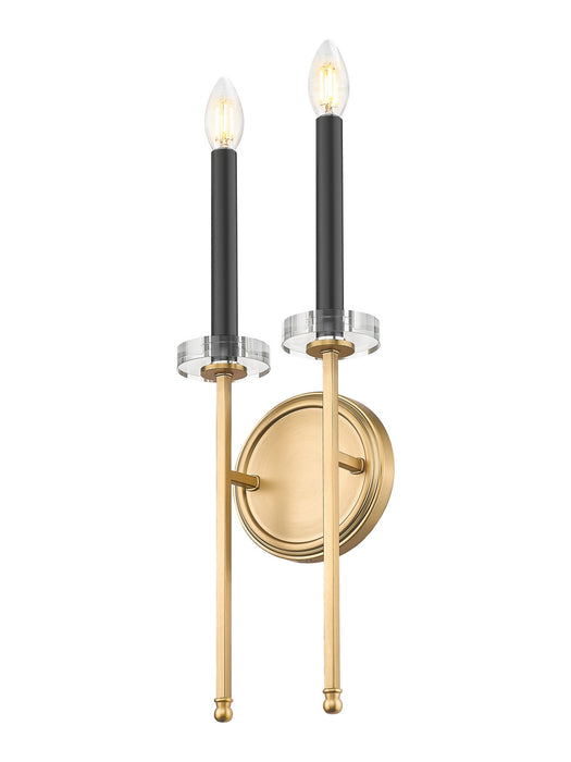 Z-Lite - 6100-2S-MGLD - Two Light Wall Sconce - Gaultier - Mordern Gold